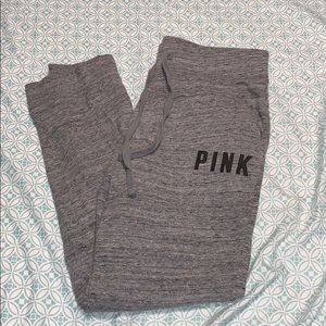 Pink Victoria’s Secret joggers XS